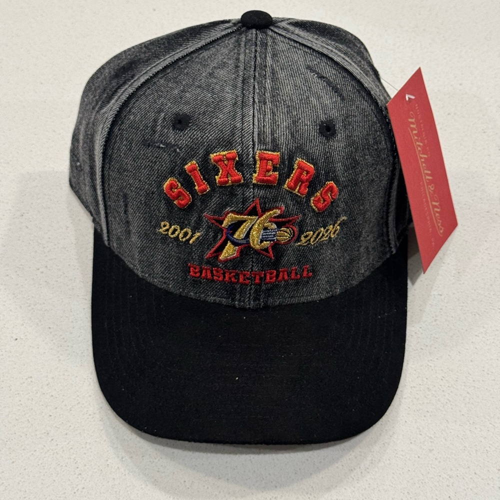 Sixers Embroidered Basketball Cap 2001